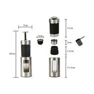 Staresso Coffee Maker with Espresso, Cappuccino, Quick Cold Brew All in One (SP-200 Black) N14