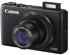 Canon digital camera PowerShot S120 (black) F value 1.8 24 mm wide-angle 5 x optical zoom PSS120 (BK) - International...