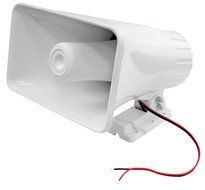 Pyle KTPMSA20H 50 Watt PA Power Amplifier W/ Pair of 8'' Indoor / Outdoor 65 Watt PA Horn Speakers N2