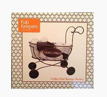 Boston Warehouse Kup Keepers Shopping Storage Basket Shaped Coffee and Espresso Pod Holder