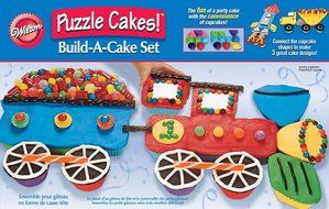 Transportation Puzzle Cakes!&trade; Build-A-Cake Set