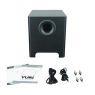 Kanto 8" 60W Long-Throw Driver Subwoofer, Black (YURI) N5