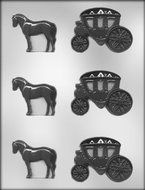 CK Products Horse and Carriage Chocolate Mold