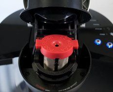 Ez Way Pod Refillable Filter, K-cup, Filter for Keurig, Reusable Keurig Brewer. 1-count (Red) N3