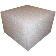 Square 4&quot; Cake Dummies - Pack Of 16, 8&quot; Square By 4&quot; High (all the same size)