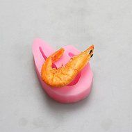 Sher Shrimp Chocolate Silicone Molds,Cake Molds,Soap Molds,Decoration Tools Bakeware
