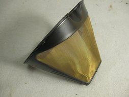 Permanent #4 Cone Replacement Gold Coffee Filter 8 / 10 / 12 Cup Fits Braun / Cuisinart / Mr Coffee (Universal)