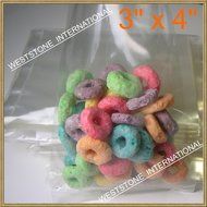 100pcs (4 1/2&quot; Lollipop Stick + 3&quot;x4&quot; Bag + Silver Tie) for Cake Pop Lollipop Candy