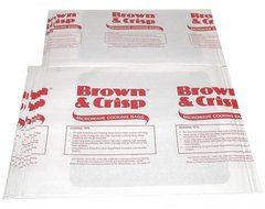 Bulk Pack Of 120 Microwave Oven ~ Brown and Crisp ~ Cooking Bags