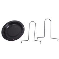 [1Pcs] Stainless Steel Roasting Tray used for BBQ, Grilling Chicken N4
