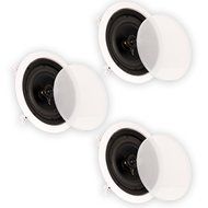 Theater Solutions CS6C In Ceiling 6.5" Speakers Surround Sound Home Theater 3 Speaker Set CS6C-3S