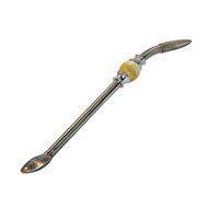 RECHERE Stainless Steel Yerba Mate Tea Bombilla Gourd Drinking Straw Filter Silver (Purple) N3