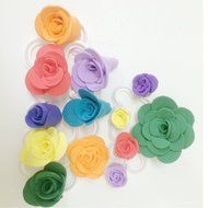 Cake Decorating Gumpaste Flowers Austin Rose Cutter Set Fondant Decor Kit Sugarcraft Modelling Tools for Cake... N10
