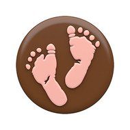 SpinningLeaf Baby Feet Sandwich Cookie Mold