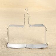 Sher Birthday Cake Shape Cookie Cutters Set Fruit Cut Molds Stainless Steel N2