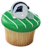 NFL Carolina Panthers Cupcake Rings 12 Pack