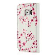 S6 Edge Case,Samsung Galaxy S6 Edge Case - Wallet Folio Flip Premuim PU Leather Case Colorful Print Design with... N5