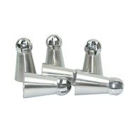 Naturebelle Sphere Ball Russian Stainless Steel Piping Nozzles Tips Icing Buttercream Flowers Tools DIY Baking... N3