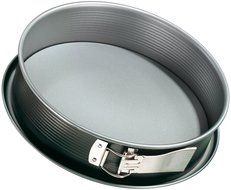 Zenker 6903 &quot;Energy&quot; Springform With Flat Base, Anthracite Silver, 10.24&quot;