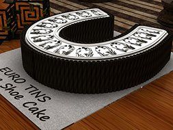 Horse Shoe Shaped Birthday Novelty Baking Cake Tin Pan N3