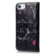 iPhone 7 Case (4.7 inch) - Wallet Folio Flip Premuim PU Leather Case Colorful Print Design with Stand Magnetic... N45