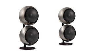 Orb Audio Mod2X QuickPack - Satellite Speakers and Desk Stand, Hand Antiqued Bronze N4