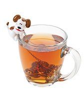 Harold Import Company Joie Woof Tea Infuser, Dog and Bone, Silver - 2 Pack