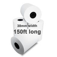 38mm (1-1/2) x 150' 1-Ply Thermal Paper 100 Rolls