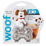Harold Import Company Joie Woof Tea Infuser, Dog and Bone, Silver - 2 Pack N2
