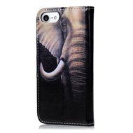 iPhone 7 Case (4.7 inch) - Wallet Folio Flip Premuim PU Leather Case Colorful Print Design with Stand Magnetic... N50