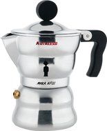 Alessi AAM33/1 "Moka" Stove Top Espresso Coffee Maker in Aluminium Casting Handle And Knob in Thermoplastic Resin...