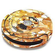 Skin Decal Vinyl Wrap For IRobot Roomba 650 655 Vacuum / Geometric Gold