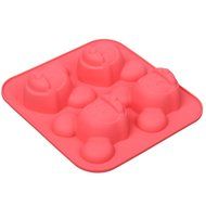 Ebake Reusable Cartoon Mickey and Winnie Silicone Mold for Cake, Chocolate, Jelly, Candy and Ice cubes ( set of...