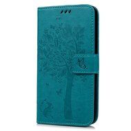 J7 Case,Samsung Galaxy J7 Case (2015 Version) - Wallet Embossed Butterflies Tree Premuim PU Leather Soft TPU Inner...