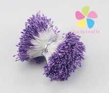 576pcs 1mm Multi Colors Options Flower Stamen Floral Cake Decoration Double Heads (Coffee)