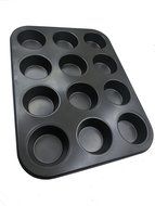 SUNFLOWER-Nonstick-Bakeware-Silicon-Cupcakes - 12 Cups Nonstick Bakeware Mold Carbon Steel Muffin baking Pans...