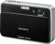 Sony Cybershot DSC-T2 8MP Digital Camera with 3x Optical Zoom (Black) N22