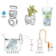 Tgp Silicone Deep Diver Tea Infuser Loose Leaf Strainer Herbal Spice Filter Diffuser White N2