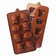 Sher Fashion DIY Eco-Friendly Silicone Chocolate Cake Tools Barware Kitchen N2