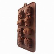 Sher Fashion DIY Eco-Friendly Silicone Chocolate Cake Tools Barware Kitchen N3