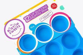 Silicone Muffin &amp; Cupcake Pan - 12 Cups Pink Mold &amp; Baking Tray- Reusable, Non-Stick Bakeware - Heat Resistant... N2