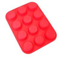 Bekith 12 Cup Large Silicone Muffin Pans &amp; Cupcake Baking Pan / Non - Stick / Dishwasher - Microwave Safe, Set...
