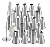 Cake Boss Decorating Tools 24-Piece Advanced Decorating Tip Set N5