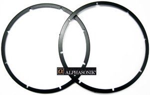 PGR12RB - Alphasonik 12" Black Excursion Grilles Pair N2