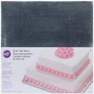 Wilton Silver Foiled 14-Inch Wrapped Bases for Cakes, 2 Count N4