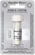 Sugarflair SNOWFLAKE Edible Lustre Dust Powder - Cake decorating shimmer