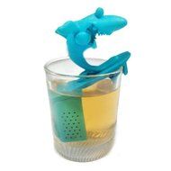 MAXGOODS Fine Silicone Surfing Shark Infuser Loose Tea Leaf Strainer Filter N3