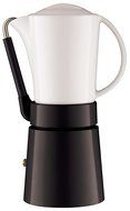 Aerolatte Cafe Porcellana Stove Top Espresso Maker, 4-Cup, Black N2