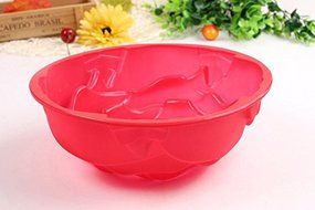 Large Rose Shaped Bread Pie Flan Tart Birthday Party Cake Silicone Mold Chocolate Bakeware Decorating Dessert... N4