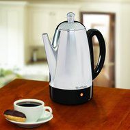 West Bend 54159 Classic Stainless-Steel 12-Cup Percolator N3